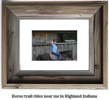 horse trail rides near me in Highland, Indiana